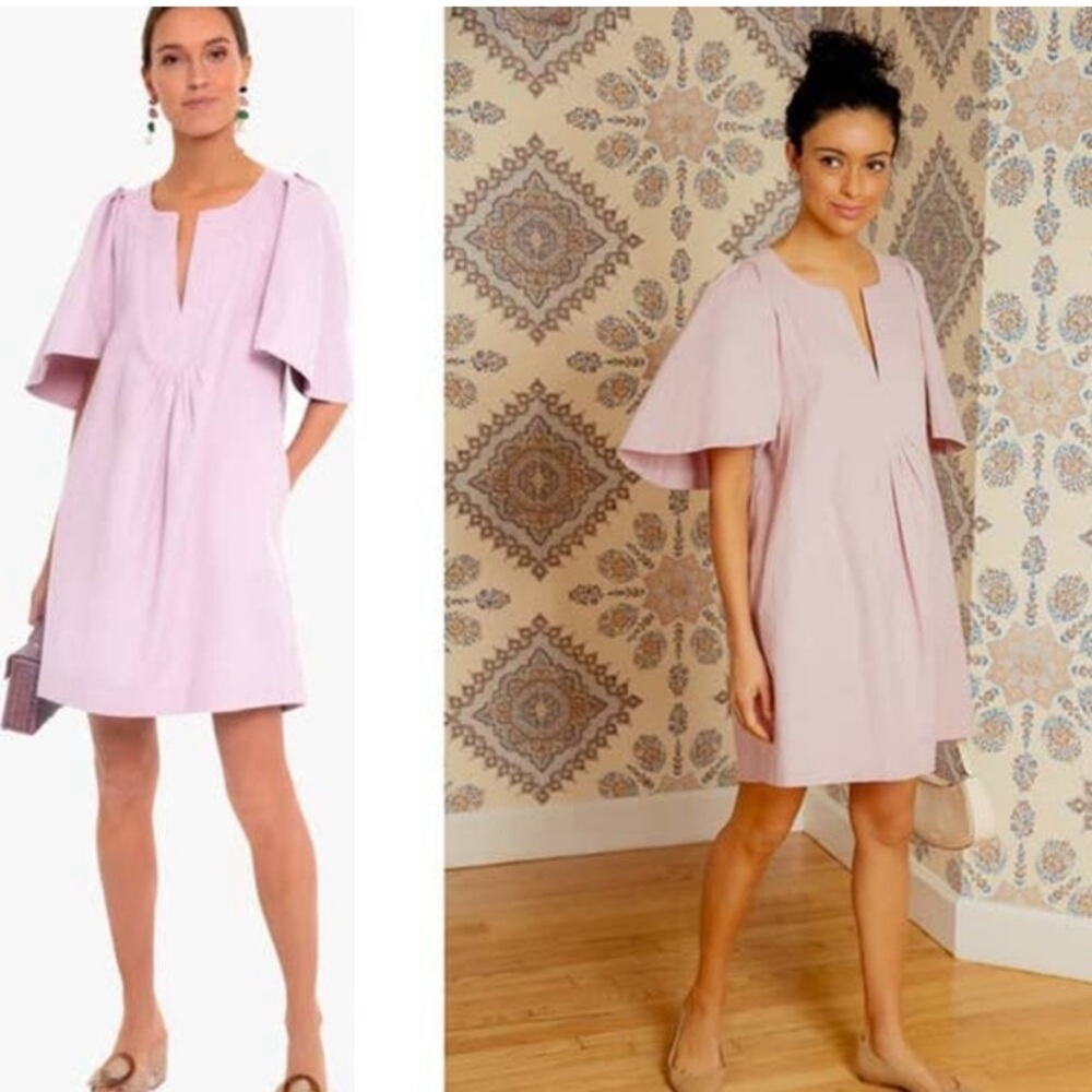 Tuckernuck Pomander Place Lilac Finley Flutter Sleeve Dress - Lilac, XS